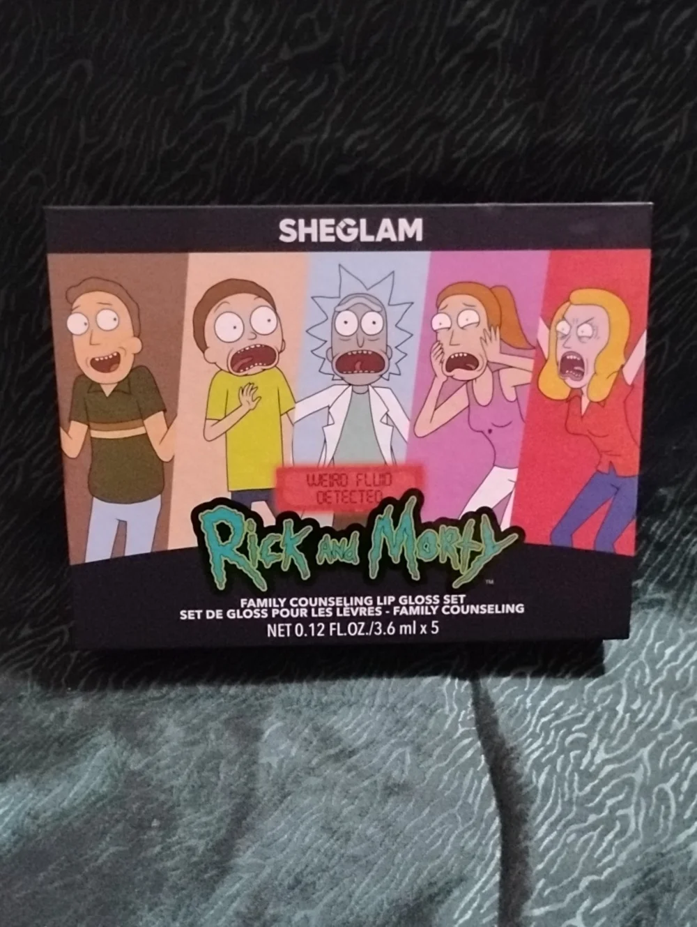 SHEGLAM Rick and Morty Family Counseling Lip Gloss Set - Multicolor New Only 4